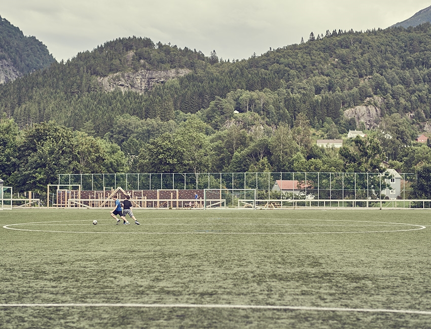 Football training in Norway.