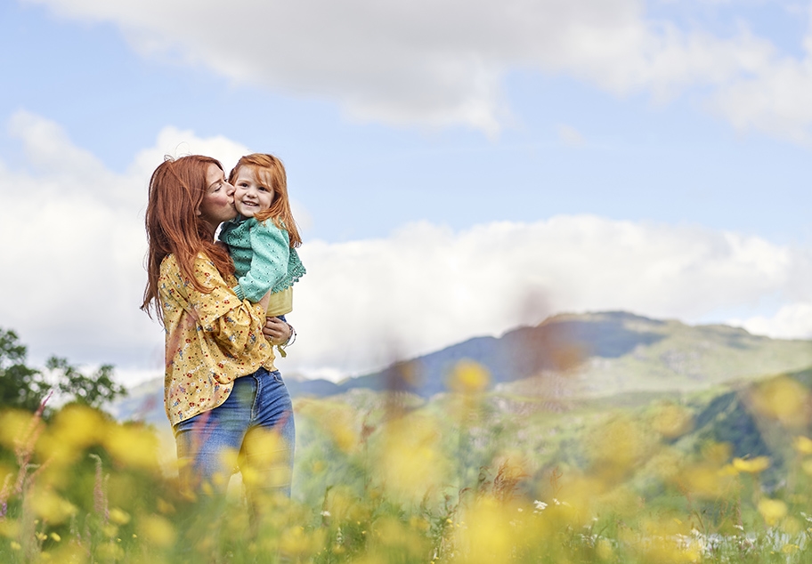 Lifestyle Image of Mother and Child for Landal Holidays